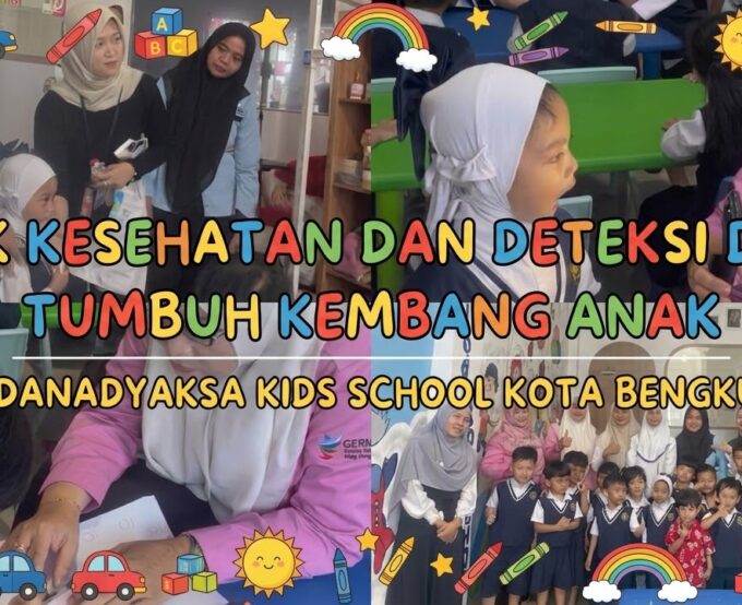 TK Danadyaksa Kids School Kota Bengkulu Laksanakan Cek Kesehatan dan Deteksi Dini Tumbuh Kembang Anak Bersama Puskesmas Jalan Gedang